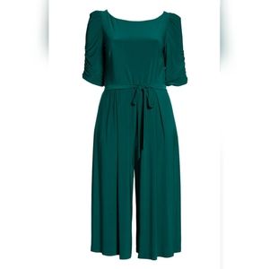 NWT Eliza J Green Jumpsuit - 2X